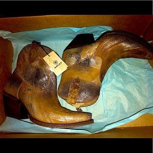 ARIAT-Circuit Cruz-Brushed Silver- Size: 9USA